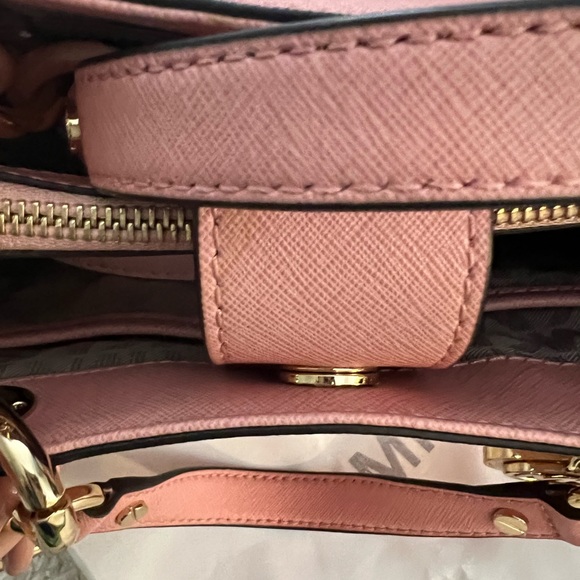 MK leather pink handbag